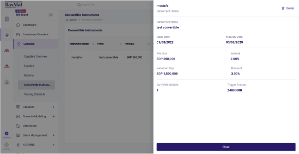 Rasmal Equity - Rasmal.io